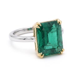 GRS Certified 5 Carat Emerald Made-to-Order Ring