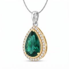 GRS Certified 5 Carat Emerald Pendant Made-to-Order