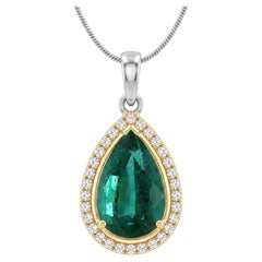 GRS Certified 5 Carat Emerald Pendant Made-to-Order