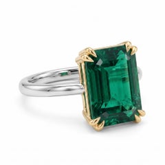 GRS Certified 5 Carat Emerald Ring Made-to-Order