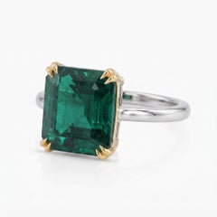GRS Certified 5 Carat Emerald Ring Made-to-Order