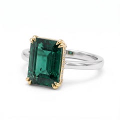 GRS Certified 5 Carat Emerald Ring Made-to-Order