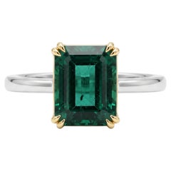 GRS Certified 5 Carat Emerald Ring Made-to-Order