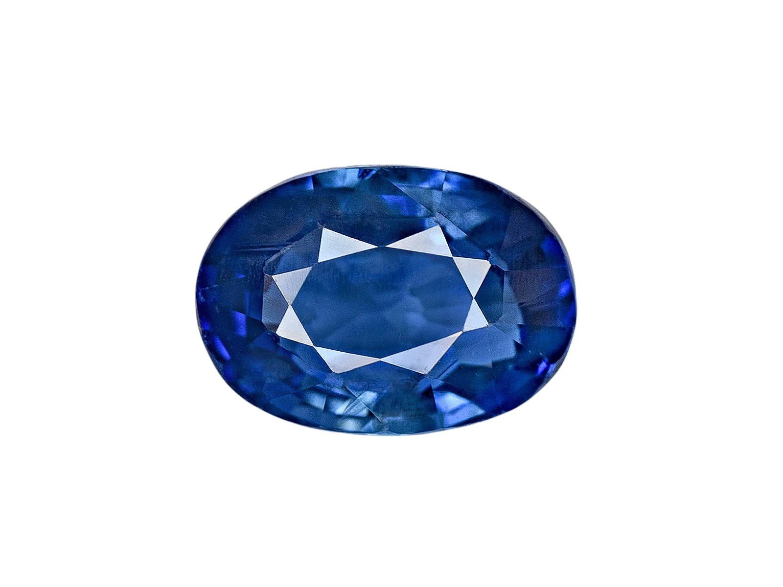 Oval Cut GRS Certified 5.00 Carat Sri-Lanka Blue Sapphire Diamond Cocktail Ring