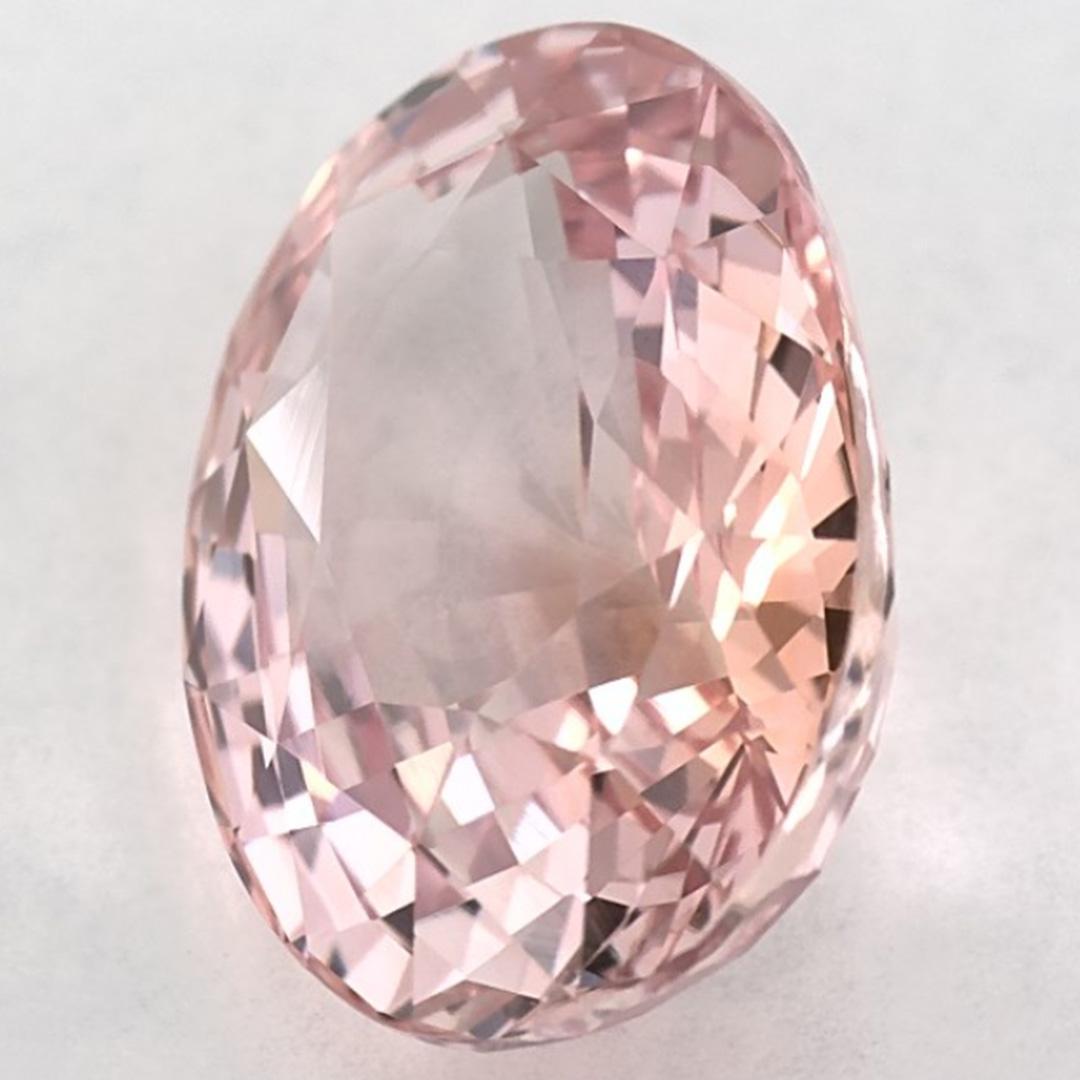 5.13 Ct Pink Sapphire Oval Loose Gemstone (pierre précieuse en vrac) Pour femmes en vente