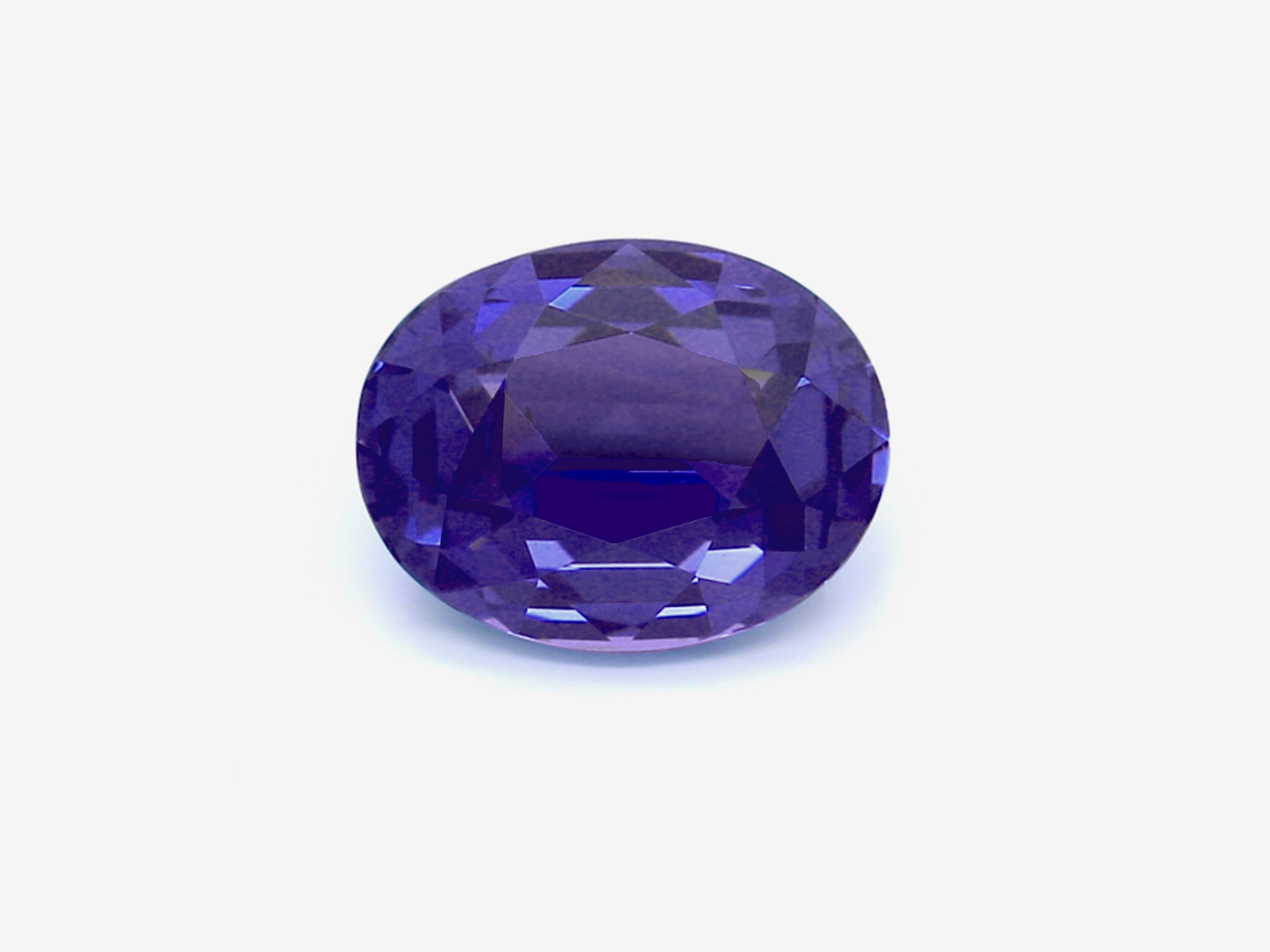 Stunning 5.65 carat no heat colour-changing oval blue spinel, displays a  beautiful violetish-blue colour under daylight. Spinel is hard and durable stone, making it the perfect stone for everyday wear. 

We specialise in colour gemstones and offer