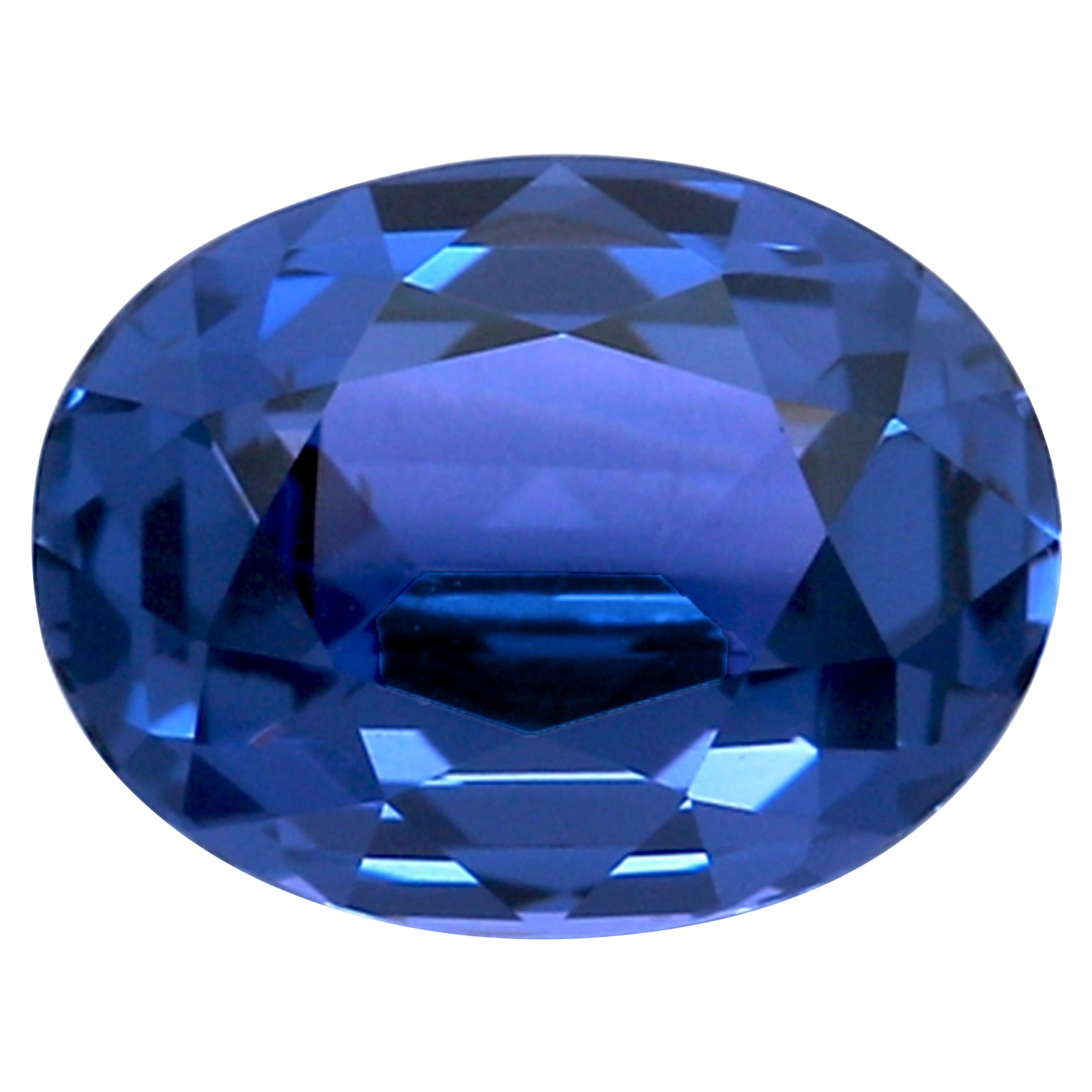 GRS Certified 5.65 Carat No Heat Colour-Changing Blue Spinel 