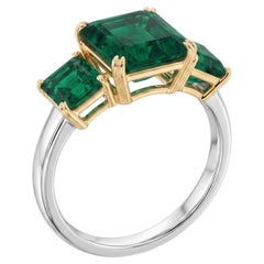 GRS Certified 6 Carat Emerald Ring Made-to-Order