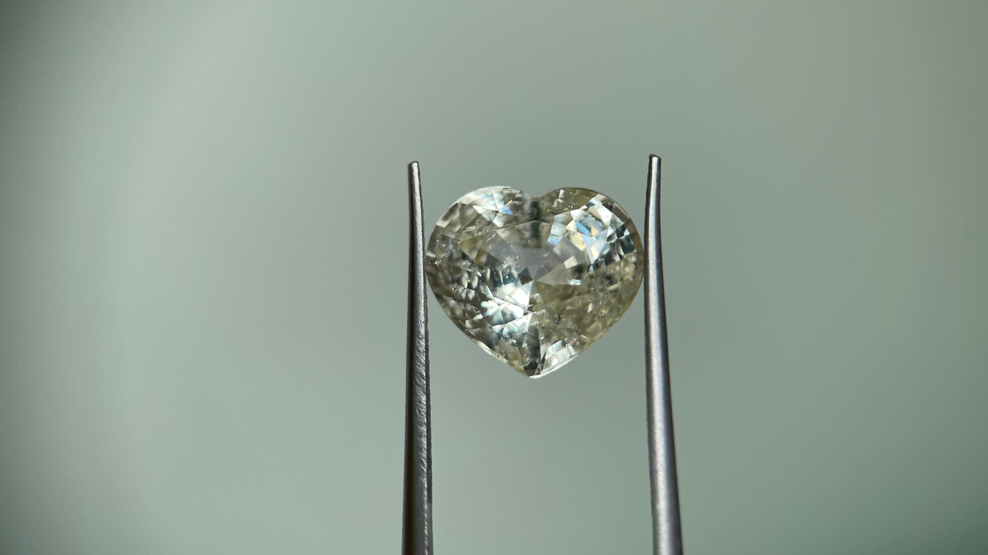Detail:

SKU:

Gem Type : Yellow Sapphire

Carat Weight (Carat) : 6.26Ct

Clarity :  Eye Clean

Color : Yellow

Transparency: Transparent

Shape & Cut:  Heart

Measurements:  10.54 x 11.99 x 6.72 (mm)

Origin - Myanmar -According MGL