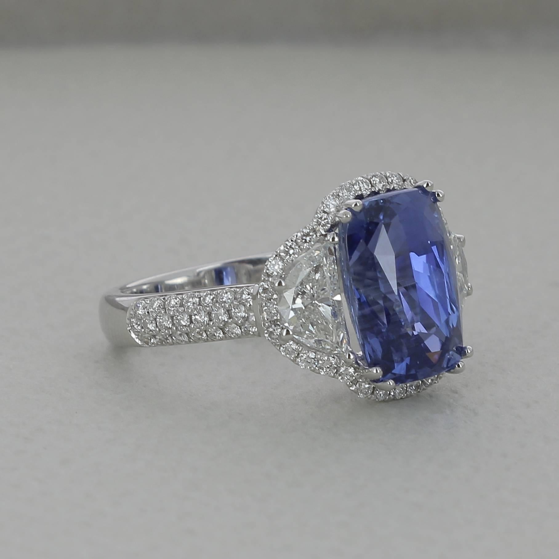 blue ceylon sapphire rings