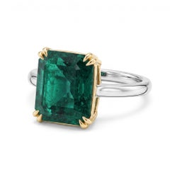 GRS Certified 7 Carat Emerald Made-to-Order Ring