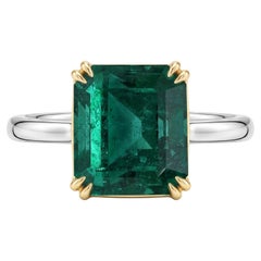 GRS Certified 7 Carat Emerald Made-to-Order Ring