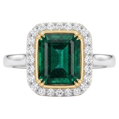 GRS Certified 7 Carat Emerald Made-to-Order Ring