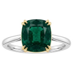 GRS Certified 7 Carat Emerald Ring Made-to-Order