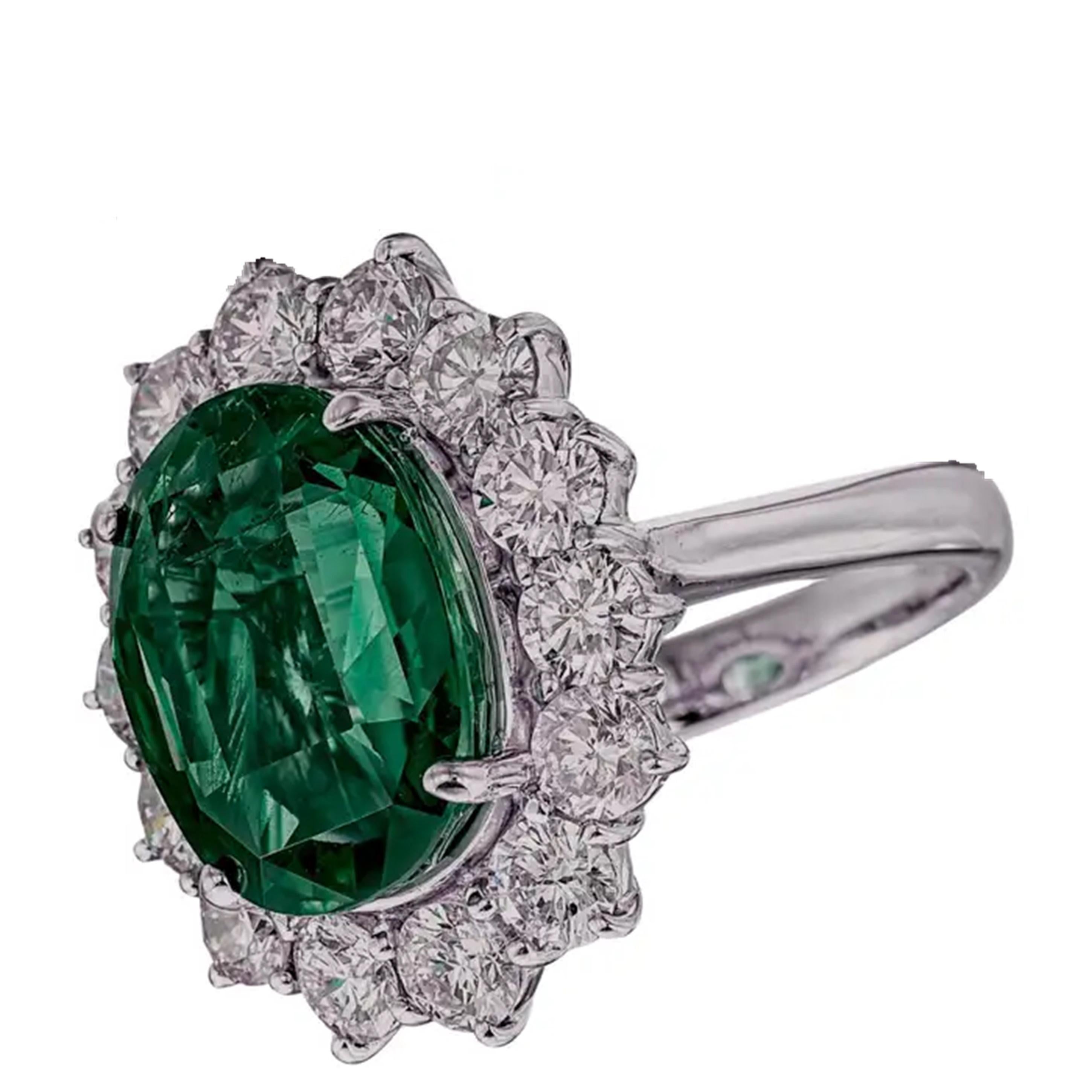 Contemporaneo Anello cocktail con diamante certificato GRS da 7.30 carati Greene & Greene Greene MINOR OIL in vendita