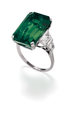 GRS Certified 9.17 INSIGNIFICANT OIL Emerald Diamond Ring