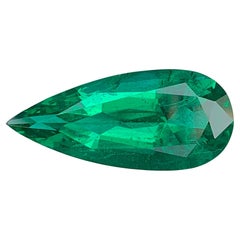 Esmeralda zambiana natural suelta de 9,62 quilates certificada GRS para joyería Esmeralda zambiana natural suelta de 9,62 quilates certificada GRS para joyería