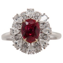 GRS Certified Burmese No Heat 1.31 Carat
Pigeon Blood
Ruby and Diamond Ring GRS Certified Burmese No Heat 1.31 Carat
Pigeon Blood
Ruby and Diamond Ring