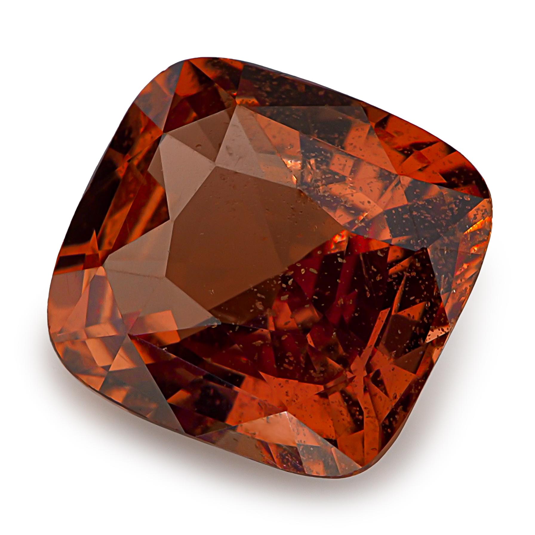 GRS Certified Heated Padparadscha Sapphire 2.71 Carats In New Condition For Sale In Los Angeles, CA