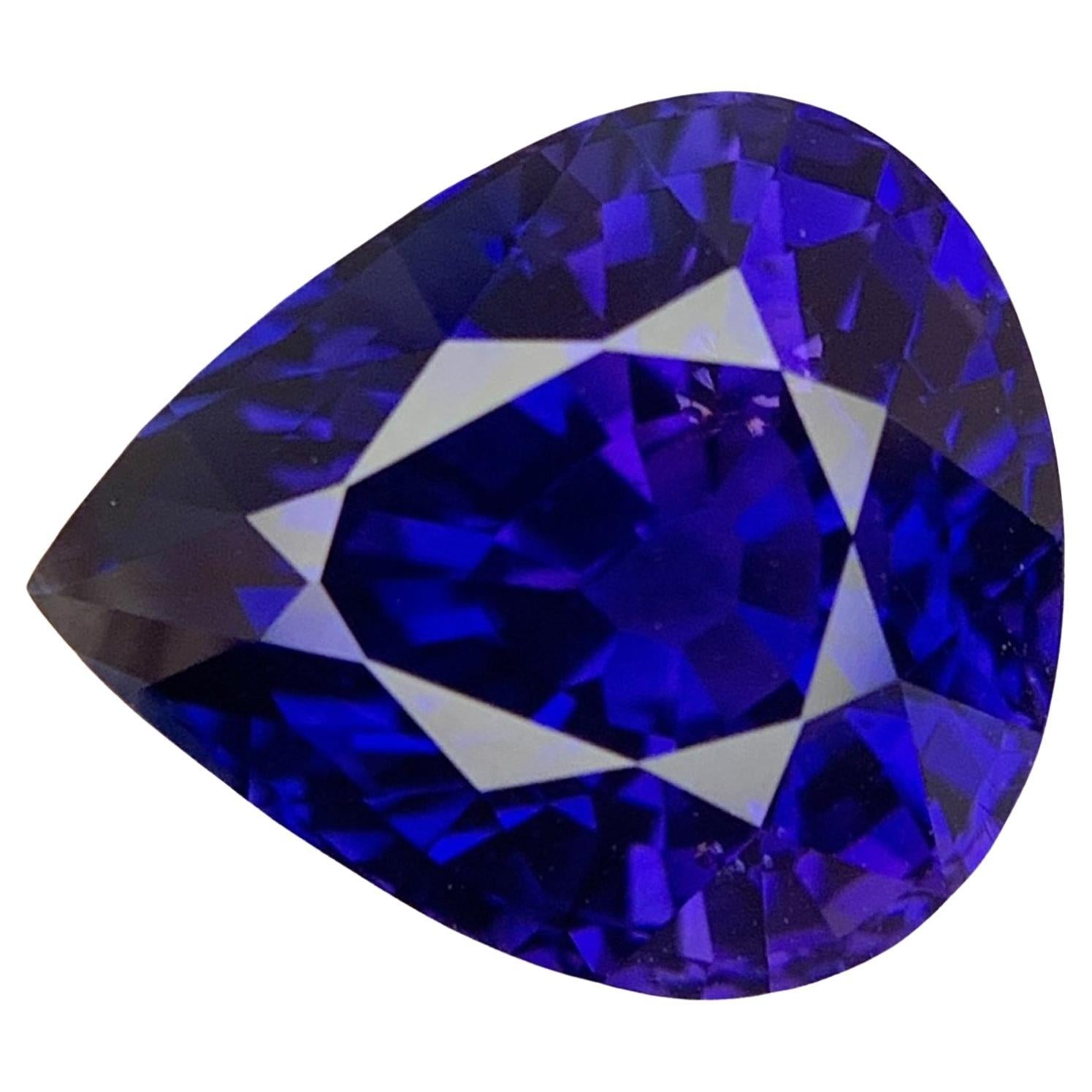 GRS Certified Natural Sapphire Color Change : 10.06 Karat Pear Cut Edelstein im Angebot