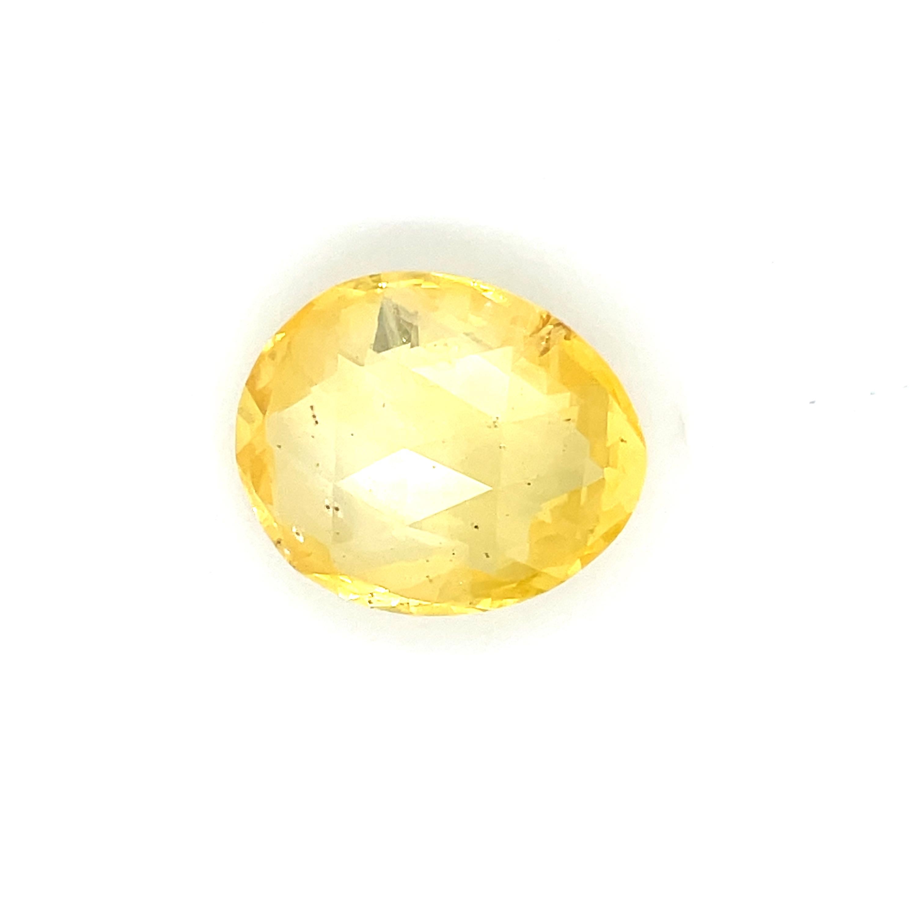 GRS Certified No Heat Briolette Pear Yellow Sapphire Cts 31.44 For Sale 1