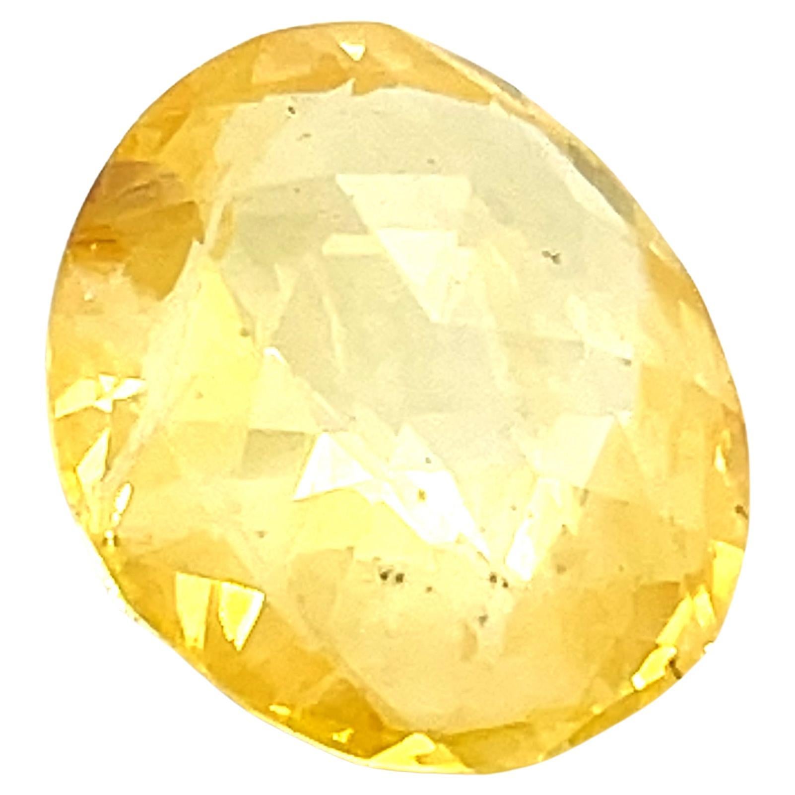 GRS Certified No Heat Briolette Pear Yellow Sapphire Cts 31.44 For Sale