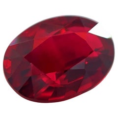 GRS Certified Pigeon Blood 2.32 Carat Natural Unheated Mozambique Ruby
