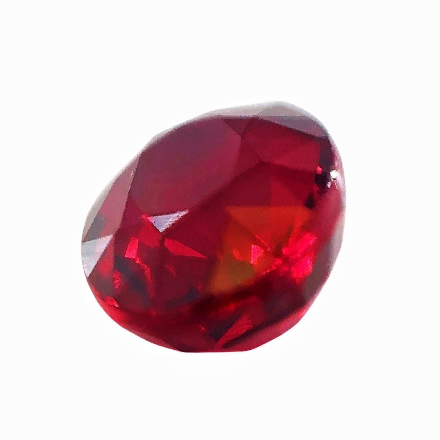 GRS Certified Pigeon Blood 2.32 Carat Natural Unheated Mozambique Ruby In New Condition For Sale In London, GB