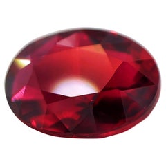 GRS Certified Pigeon Blood 2.32 Carat Natural Unheated Mozambique Ruby