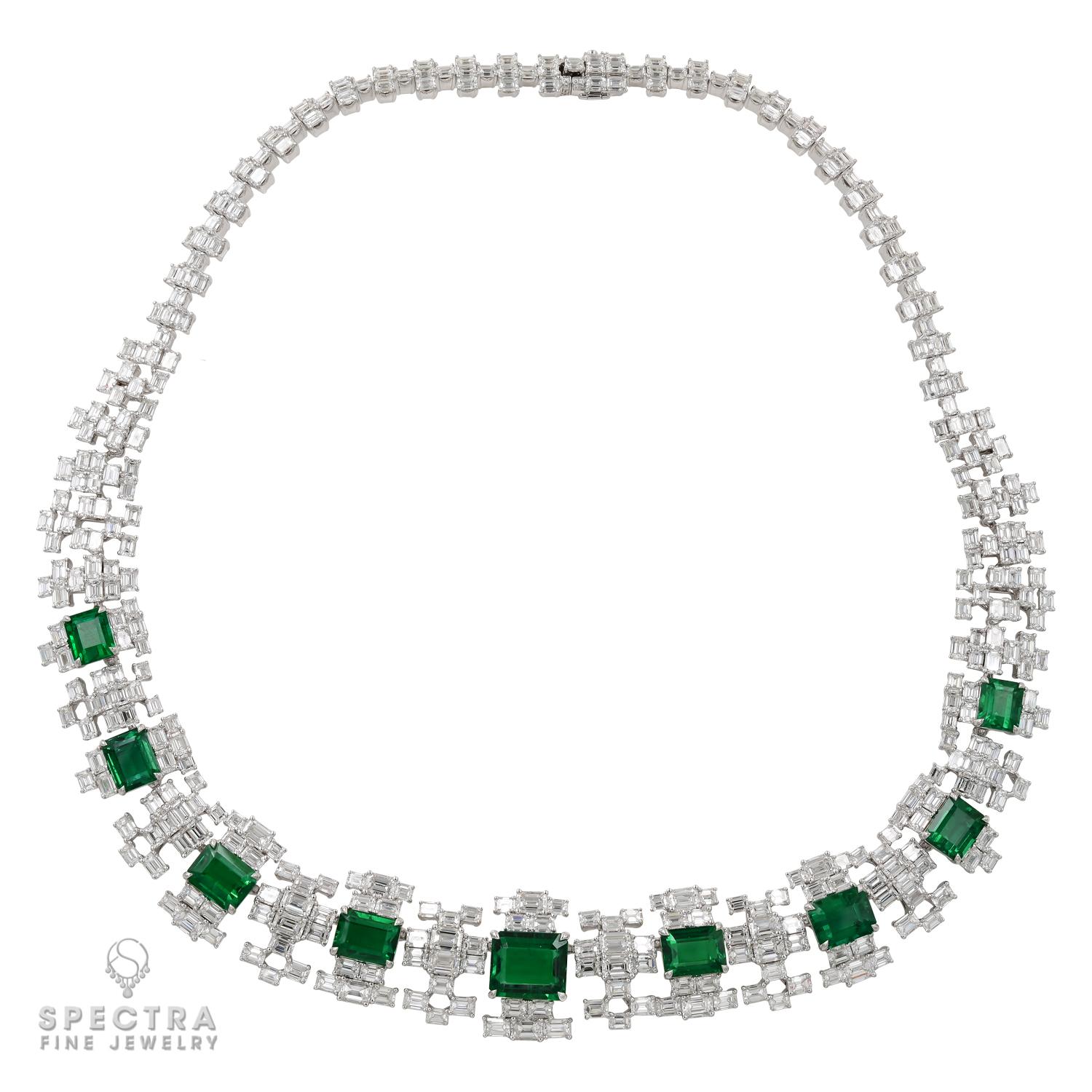 Entrez dans un royaume d'élégance inégalée avec notre envoûtante suite 4 pièces Zambian Emerald Diamond, qui témoigne de l'opulence et de la sophistication. Fabriquée avec une attention méticuleuse aux détails, chaque pièce de cette suite rayonne