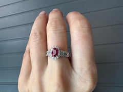 GRS certified 1.56 carat Natural Ruby Ring