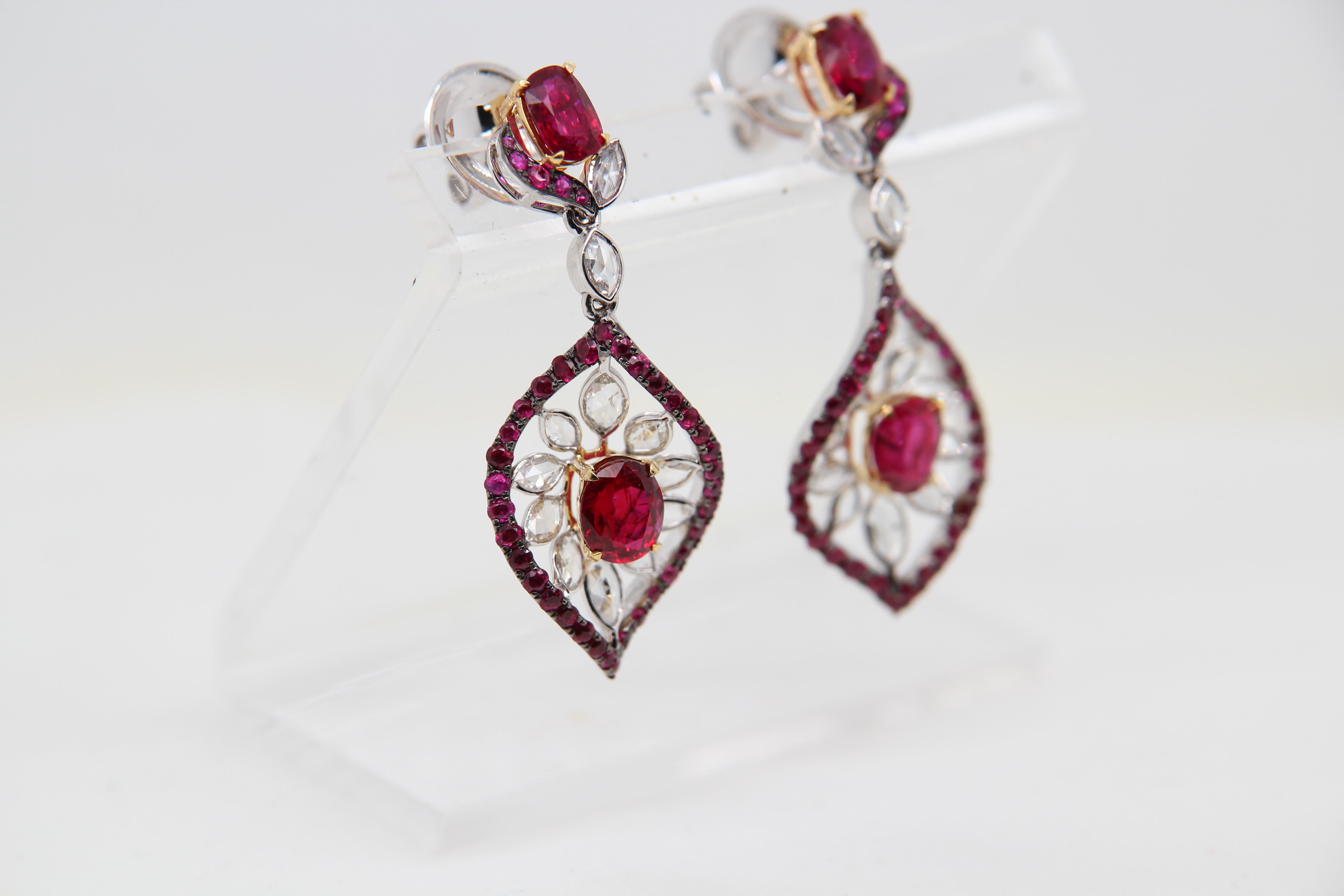 blood diamond earrings