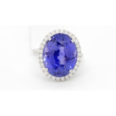 Anello cocktail con zaffiro e diamante bianco GRS Sri Lanka Color Change in platino