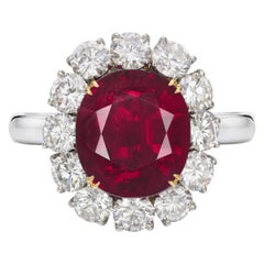 White Diamond Cocktail Rings