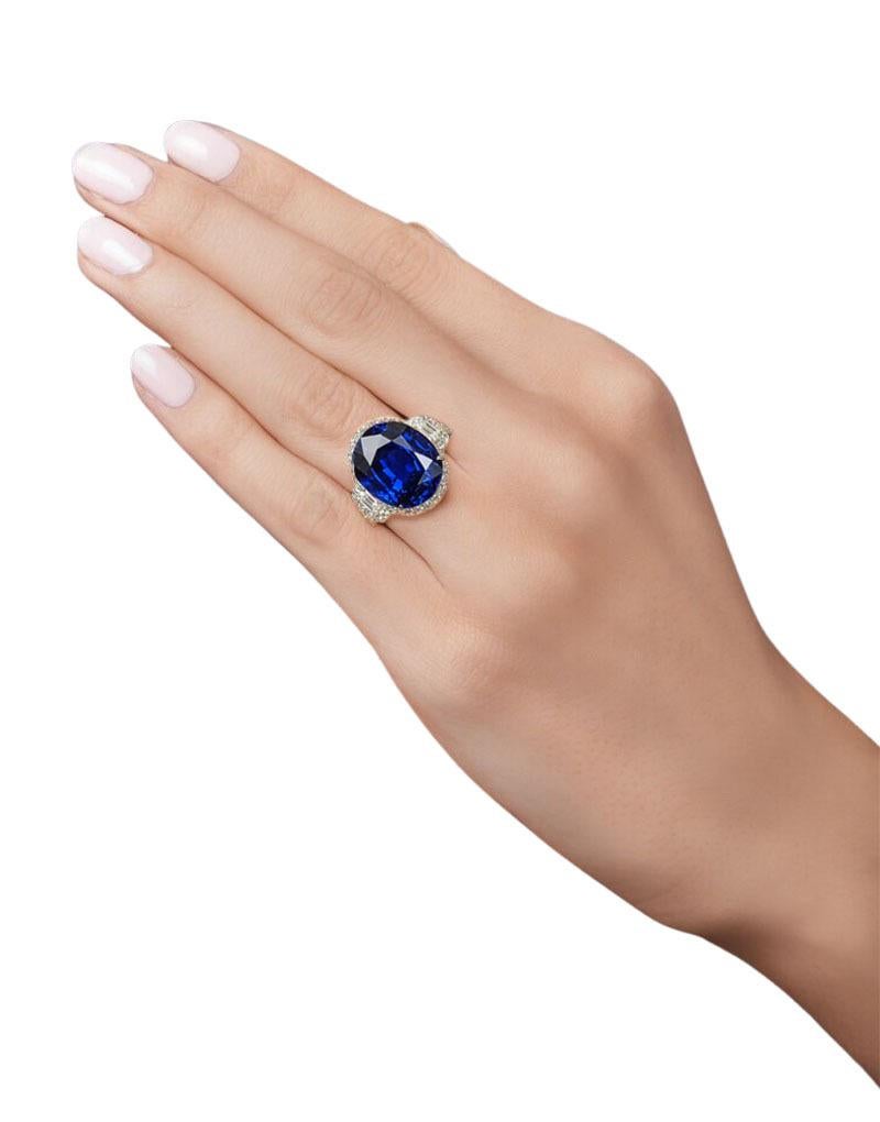 blue diamond ring american swiss