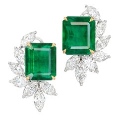 Diamond Clip-on Earrings