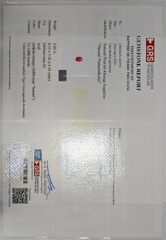 GRS Type Sunset Color Natural Padparadscha Sapphire 2.03 Carat