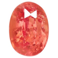 GRS Typ Sonnenuntergang Farbe natürlicher Padparadscha Saphir 2,03 Karat