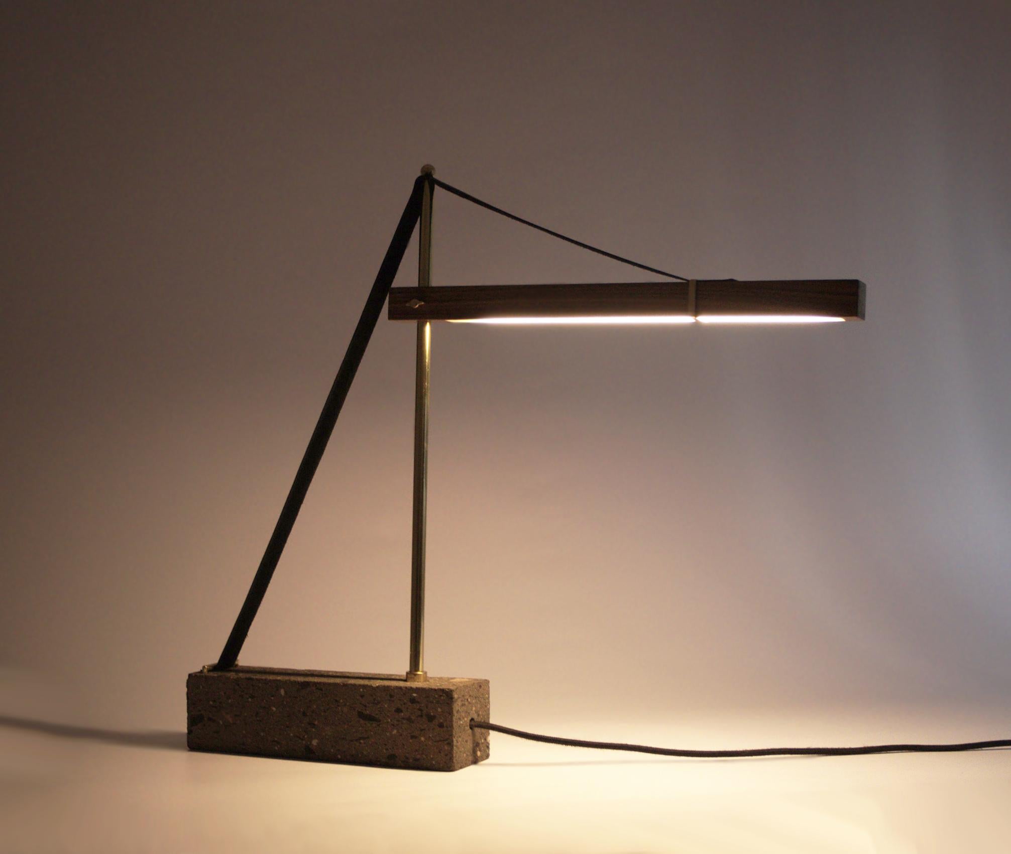 Post-Modern Grua Lamp by Nomade Atelier For Sale
