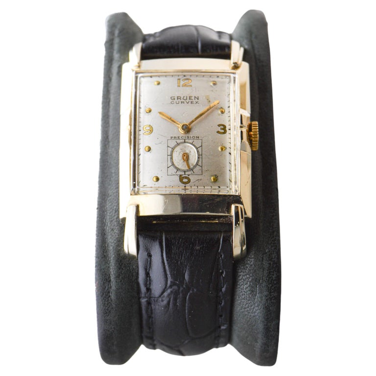 Gruen 10k Gold Filled Art Deco Watch For Sale at 1stDibs  display picture 2