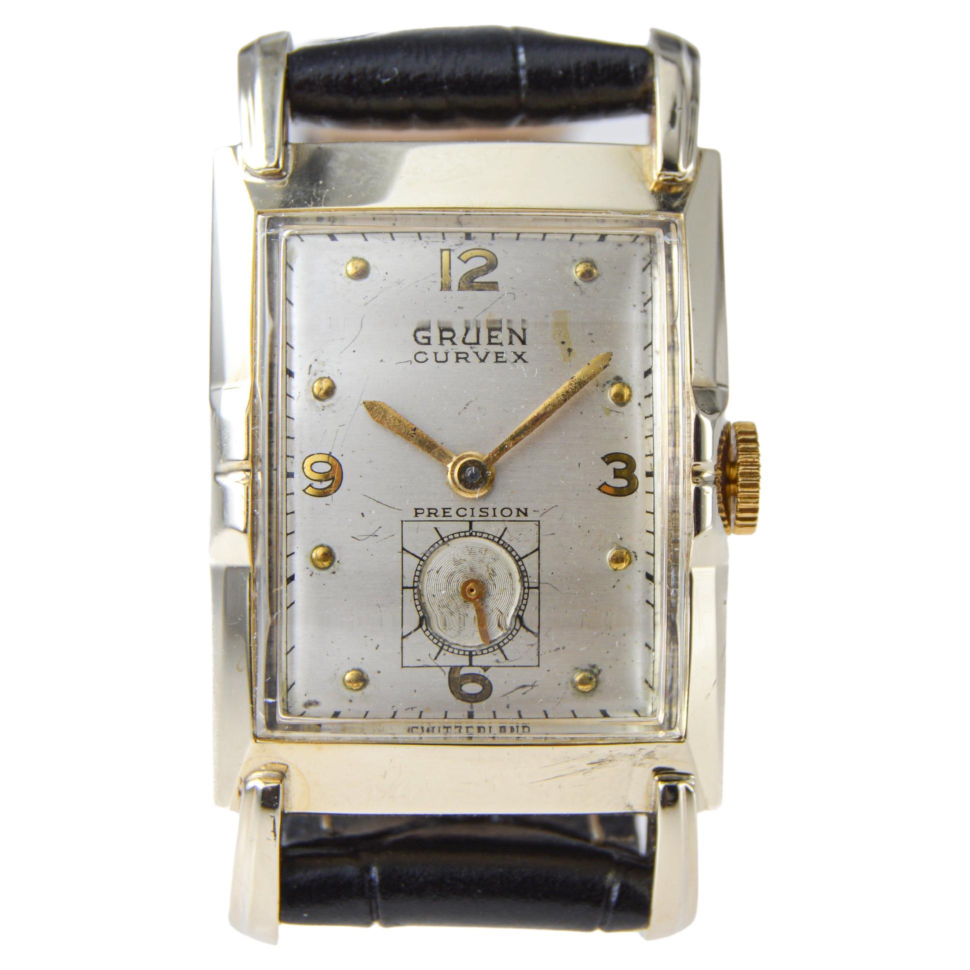 Gruen 10k Gold Filled Art Deco Watch