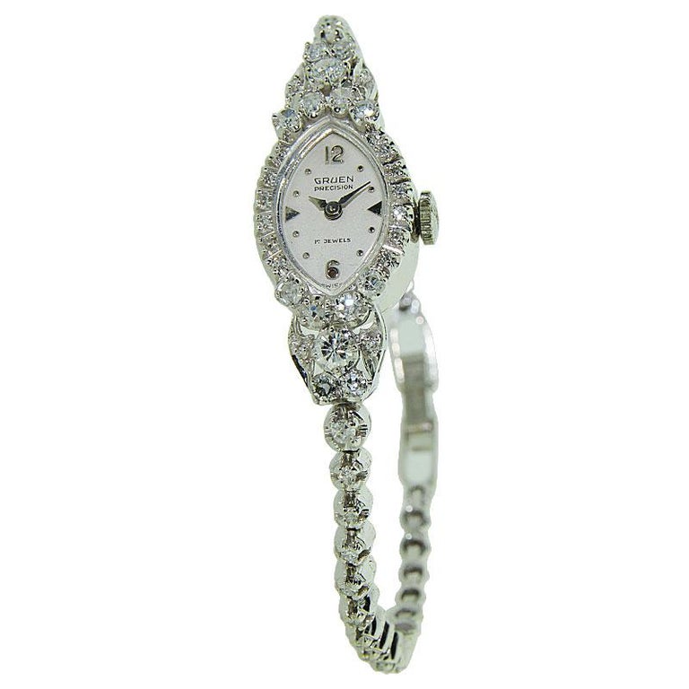 Gruen 14k shop gold ladies watch