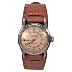 Used Gruen 420SS Veri Thin Pan American Wrist Watch 