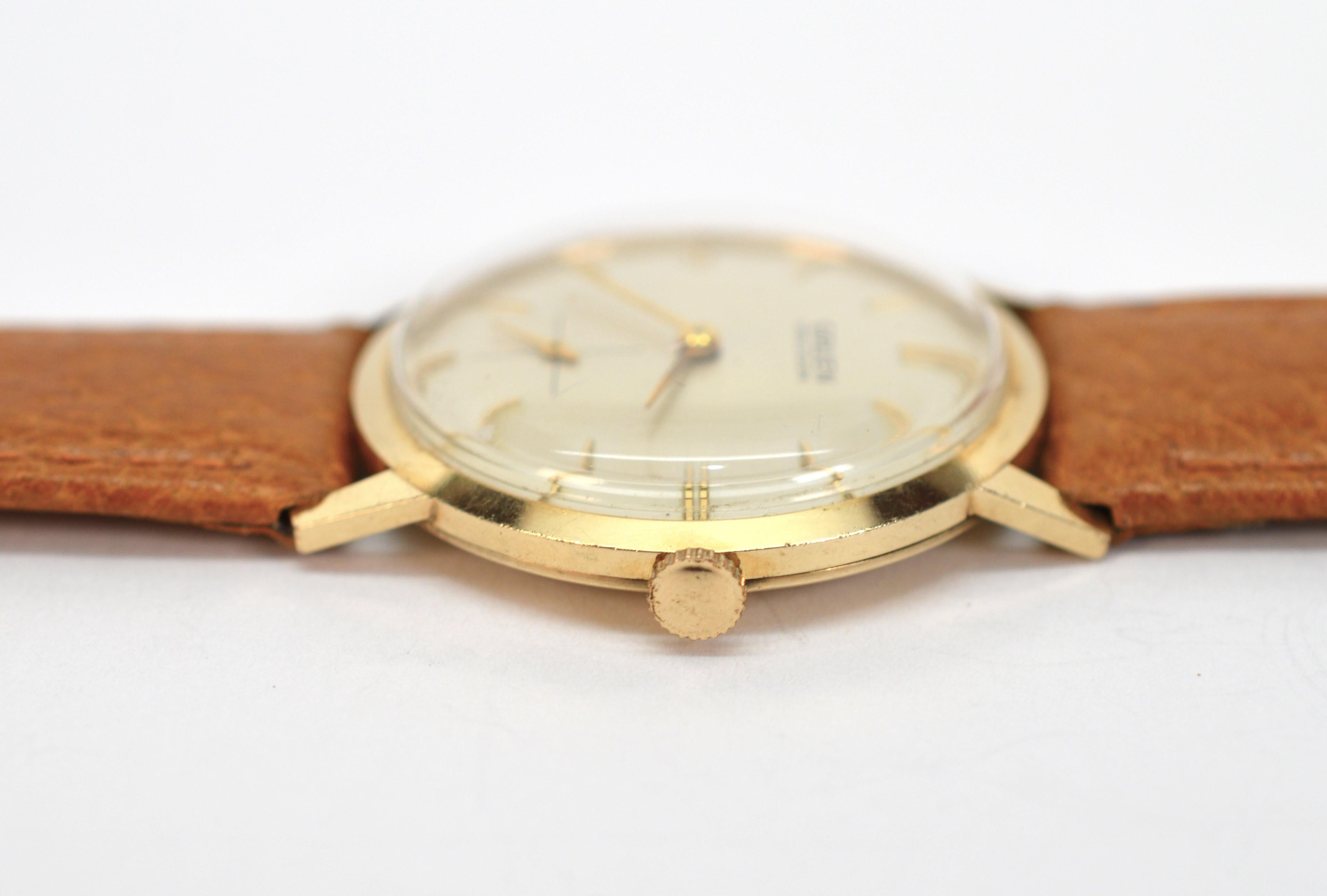 Gruen 510 Precision Swiss Men's 14 Yellow Gold Wrist Watch 1