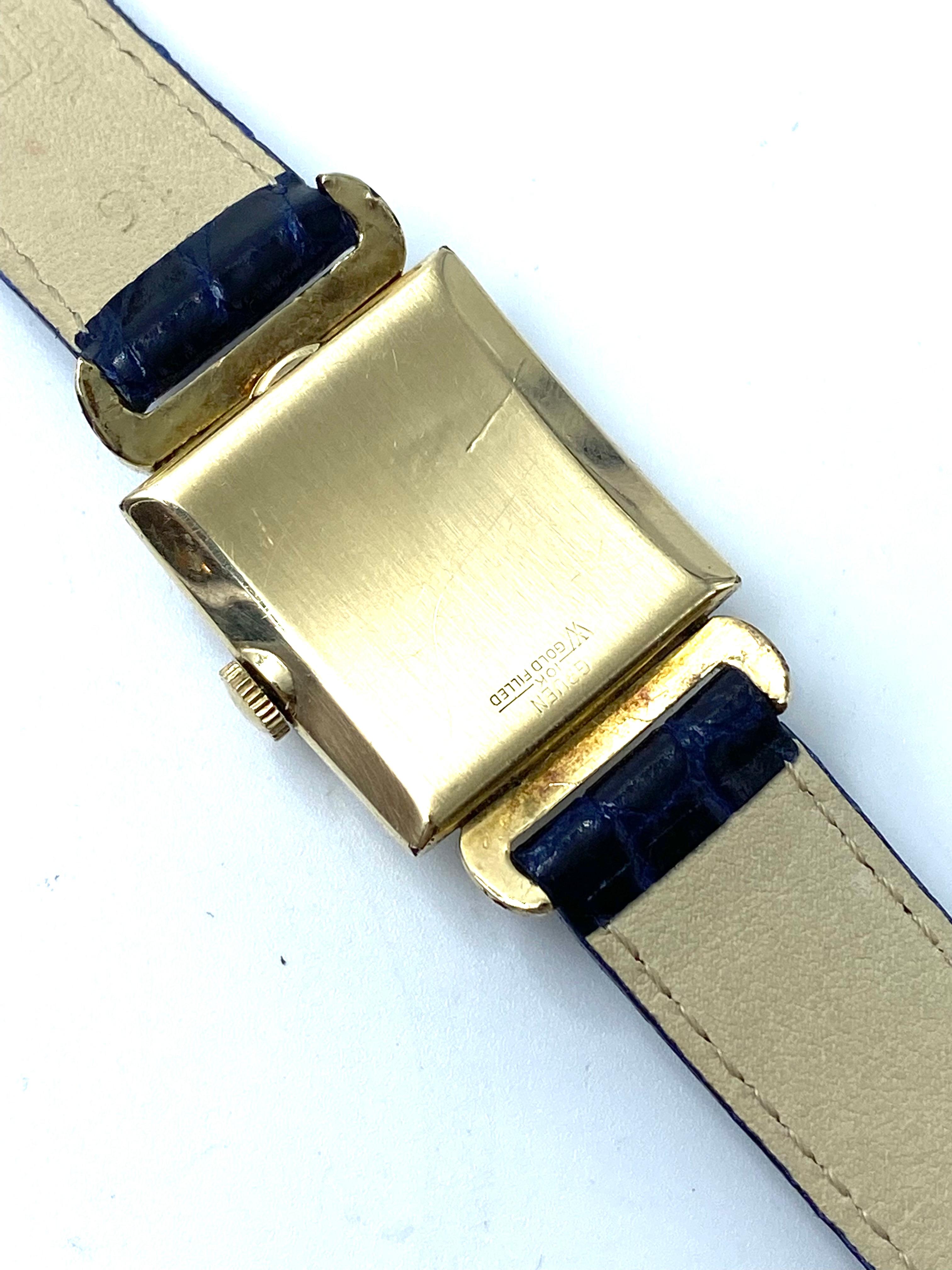gruen 10k gold filled watch