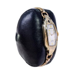 Gruen Gold Filled Art Deco Ladies Curvex with Original Period Bracelet 1937