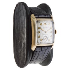 Gruen Gold Filled Art Deco Watch with Original Dial from 1940's