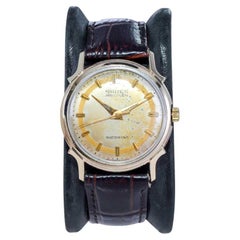 Gruen Yellow Gold Filled Art Deco Automatic with Original Dial from 1940's