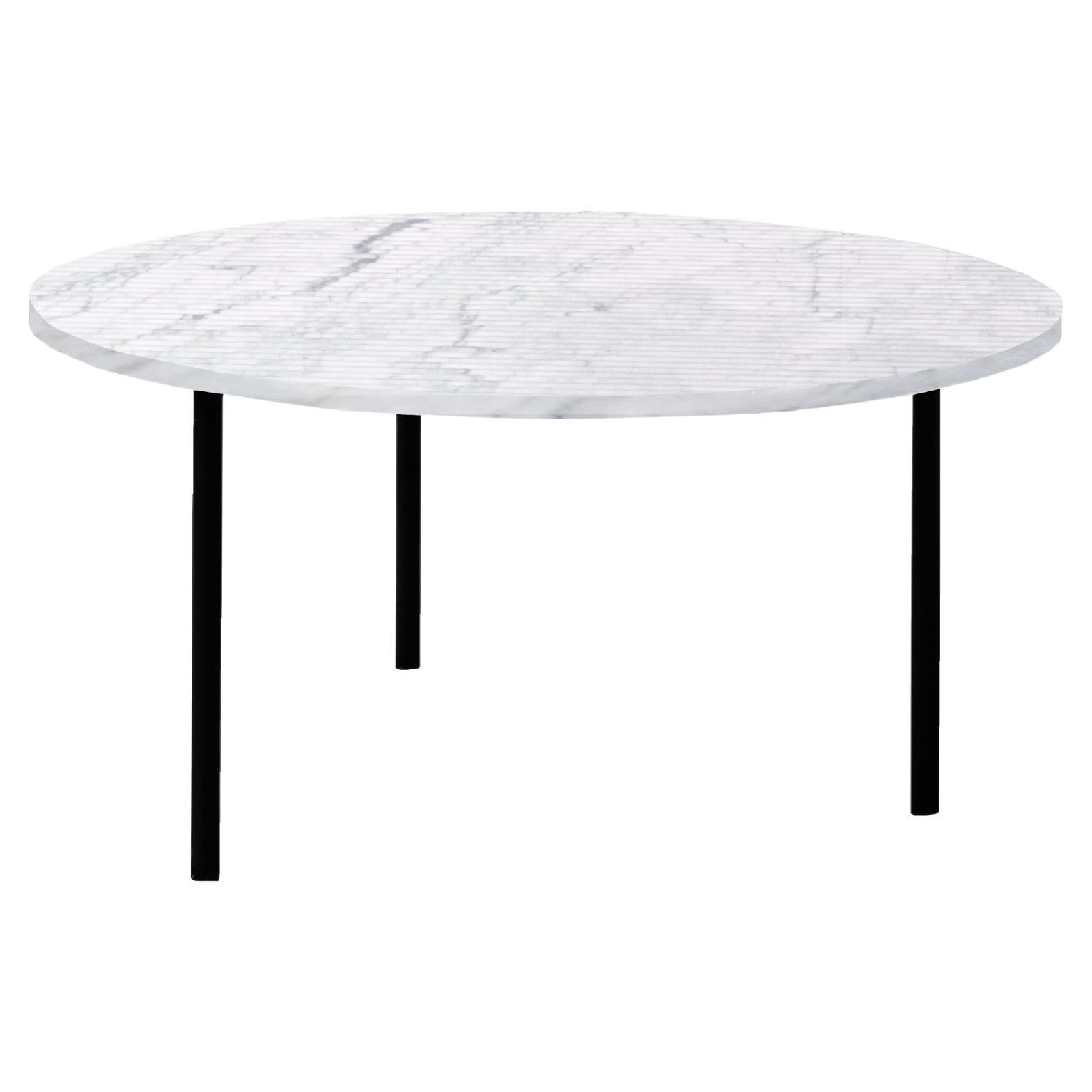 Gruff Grooved Coffe Table Medium For Sale