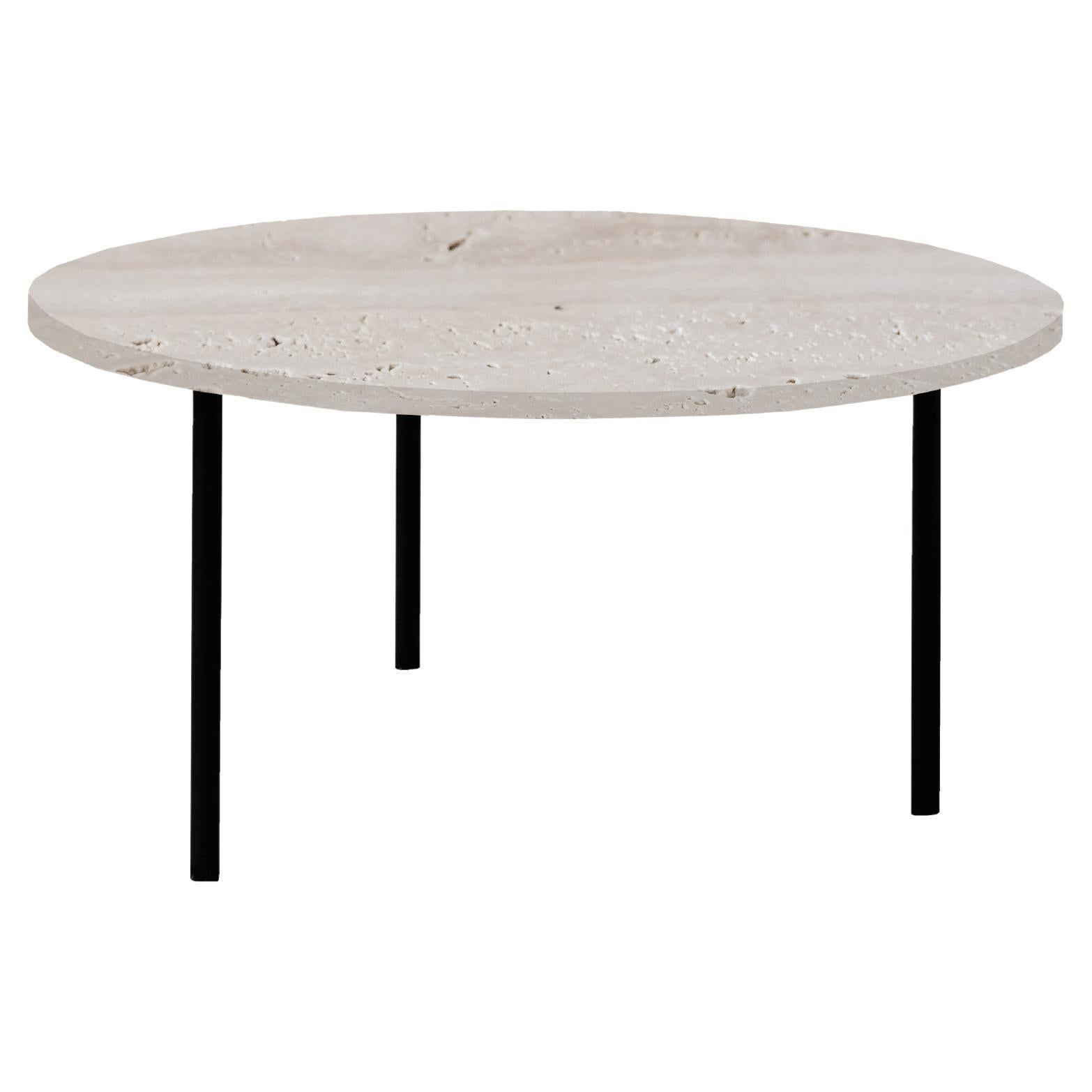 Table basse en travertin A&M par Un'common